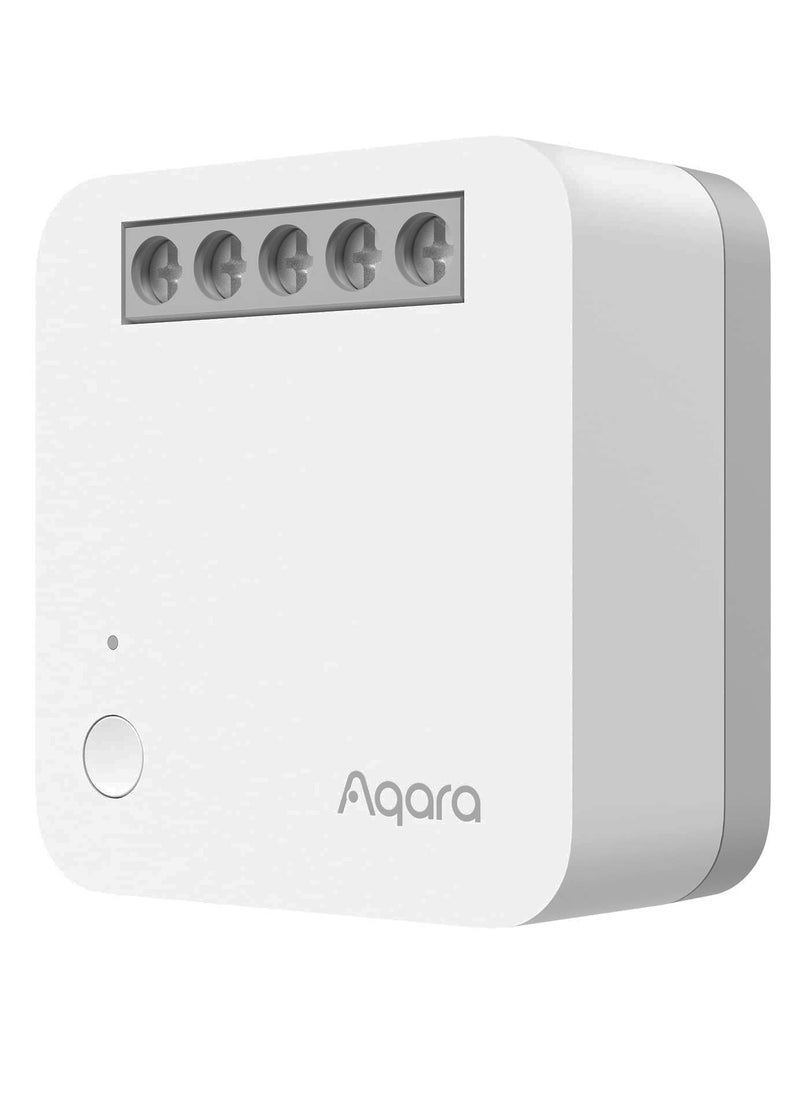 Aqara - Single Switch Module T1  No Neutral,Zigbee 3.0, Remote Control,Timer Mode,Voice Control Enabled, Energy Monitoring,Overheat & Overload Protection,Max. 5A (1250W),A Hub is required - Image 1