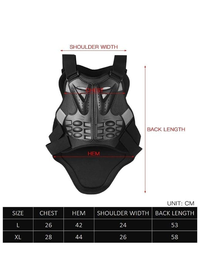 Generic Motorcycle Protective Jackets Sport MTB Racing Arm Chest Spine Full Body Protector Armor  - Image 4