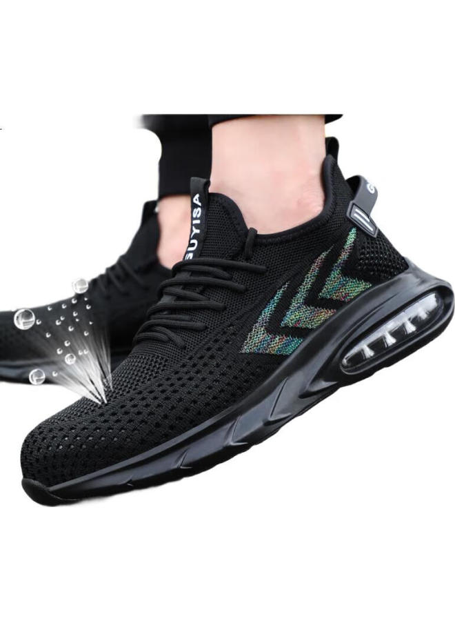 WELDON Weilun Shield Men'S Summer Breathable Steel Toe Anti-Smashing Anti-Stab Soft Bottom Ultra-Light Work Safety Shoes 1137T 38 - Image 2