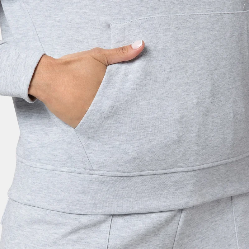Sun and Sand Sports Grey Women's Interlock Hoodie for Women | Best Price UAE