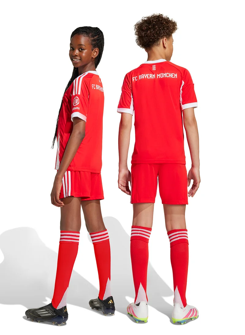 Adidas Youth Fc Bayern 25/26 Home Shorts