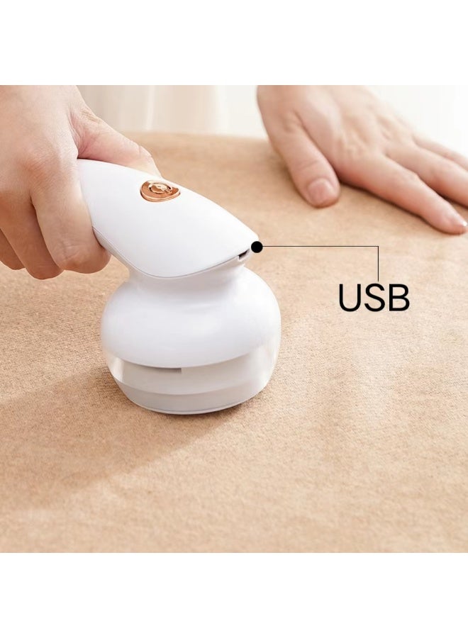 مكشطة أقمشة كهربائية قابلة للشحن – مزيل الوبر للملابس، السترات، الأريكة، البطانيات، الأوشحة، الملابس الداخلية والمعاطف الفرو، محمول USB، 3 واط - Image 5