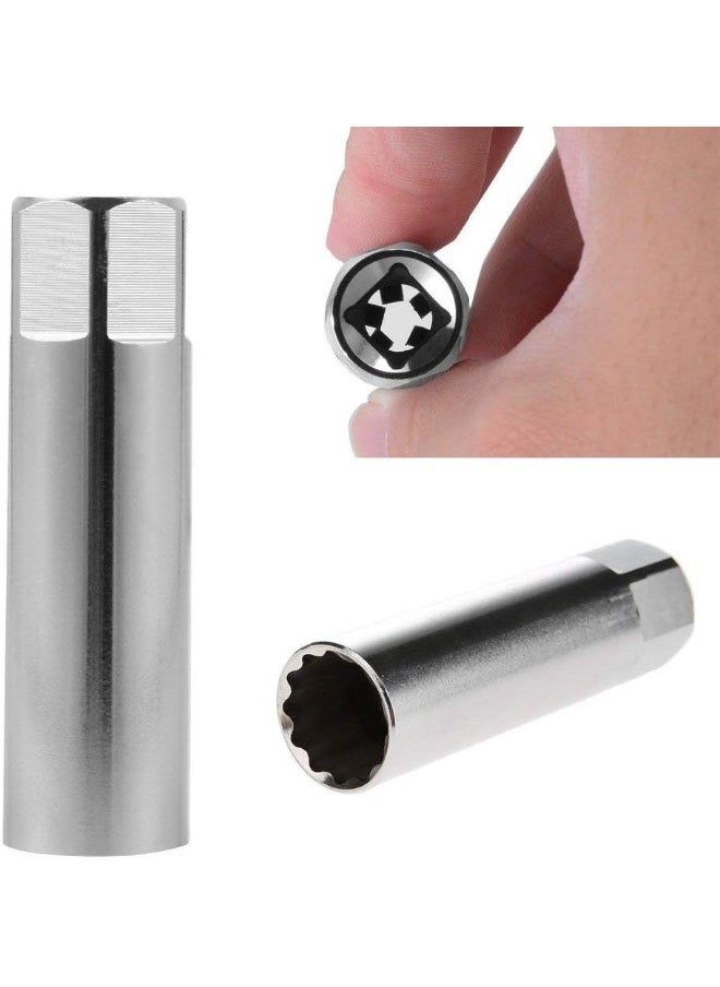 Meriton 14Mm 12 Point Thin Wall Spark Plug Socket 3/8 Inch Removal Tool Compatible With Bmw, Mini, Nissan, Mercedes  - Image 2
