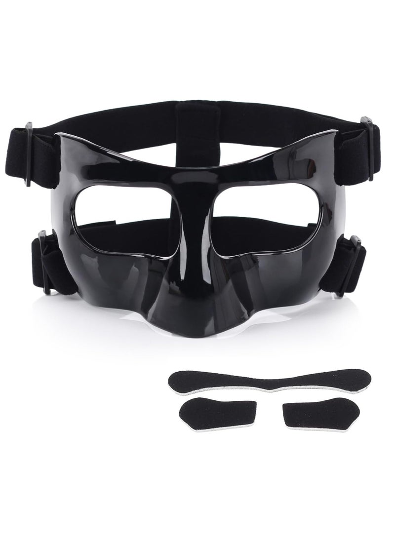 Generic Nose Guard for Broken Nose, Face Shield Masks for Soccer and Basketball Sports, Adjustable for Adults and Teenagers, Suitable for Men and Women  - Image 1