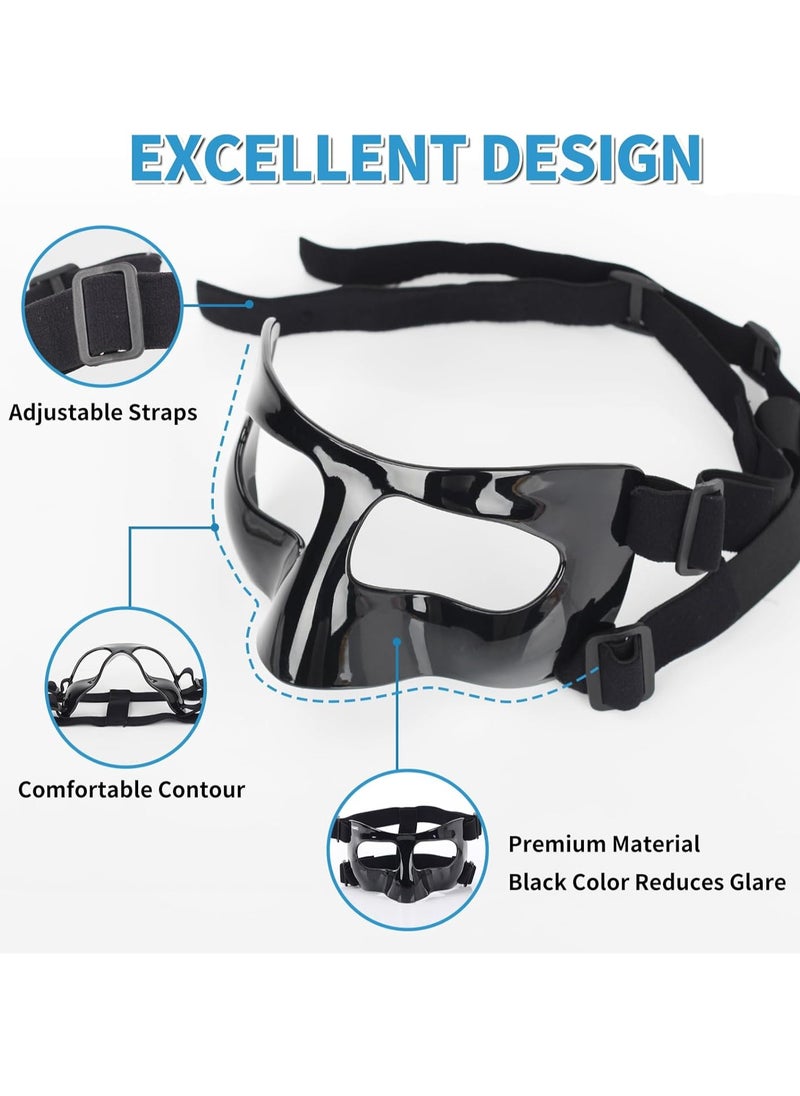 Generic Nose Guard for Broken Nose, Face Shield Masks for Soccer and Basketball Sports, Adjustable for Adults and Teenagers, Suitable for Men and Women  - Image 5