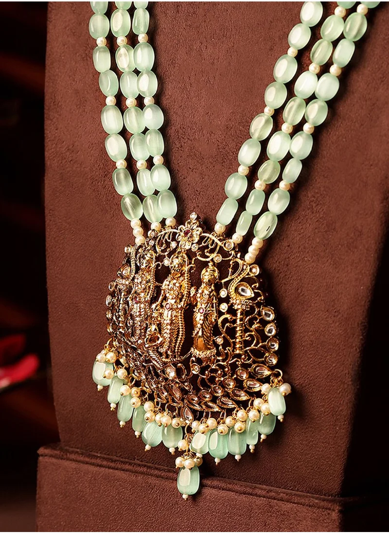 برياسي AD-Studded  Beaded Jewellery Set