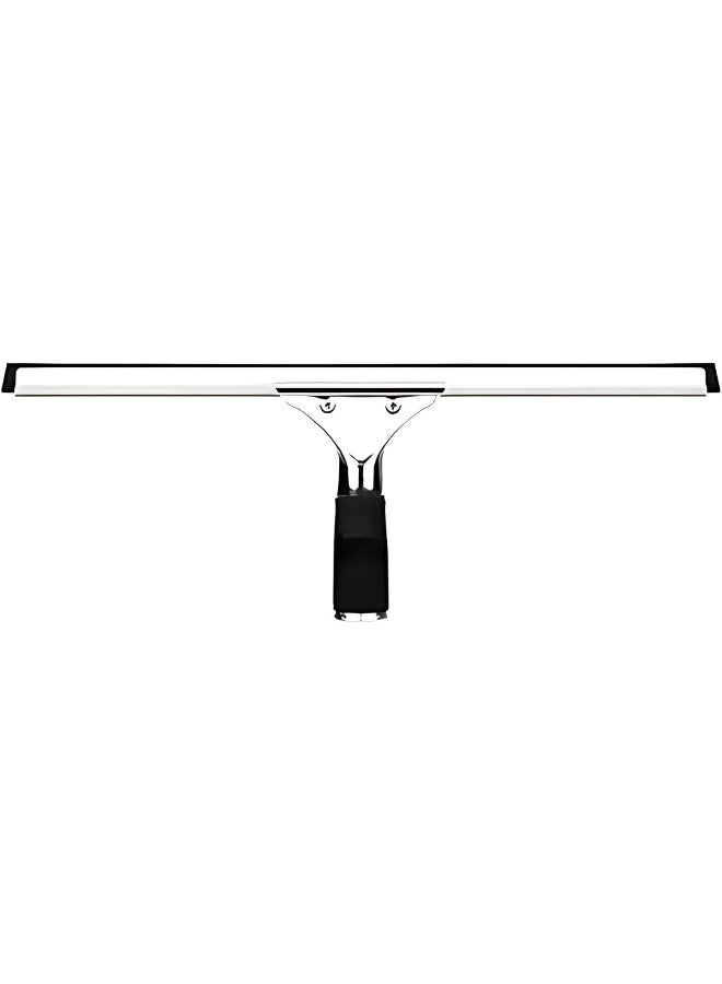 AKC Stainless Steel Glass Wiper – 35 cm Telescopic Handle, Silicone Rubber Squeegee, Heavy-Duty Window Cleaner, Versatile Glass Cleaning Tool - Image 1