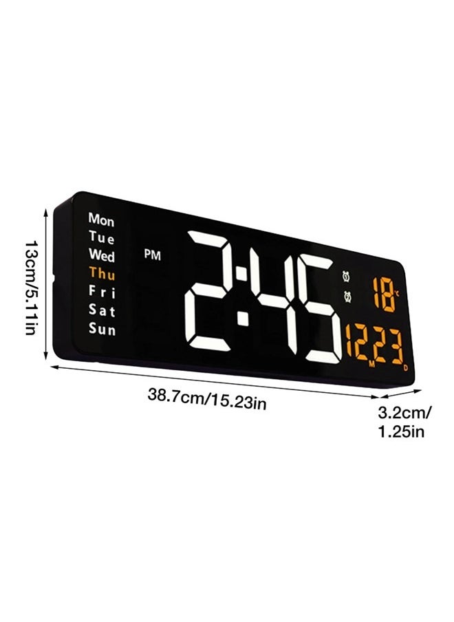 We Happy Smart Wall Clock with Remote Control Multifunctional for Modern Living Crafting Home Decor Time, Date, and Temp in Style  - Image 2