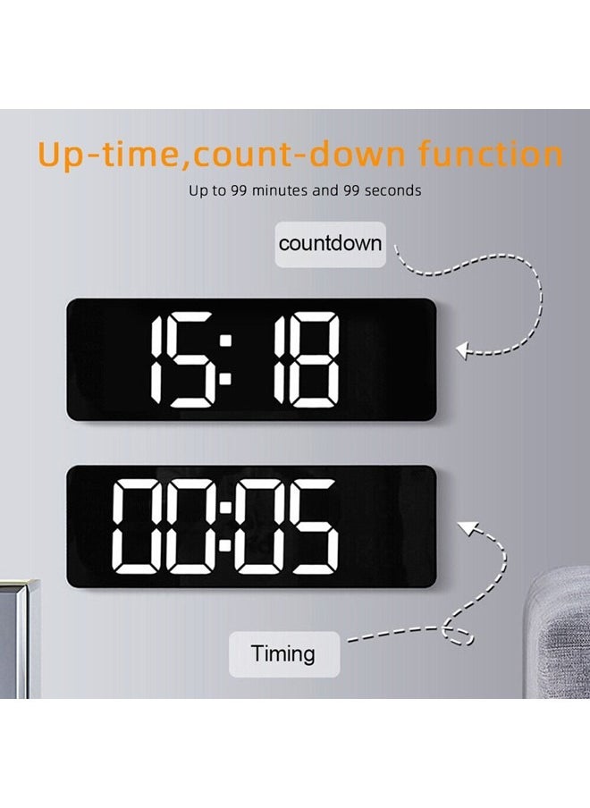 We Happy Smart Wall Clock with Remote Control Multifunctional for Modern Living Crafting Home Decor Time, Date, and Temp in Style  - Image 5