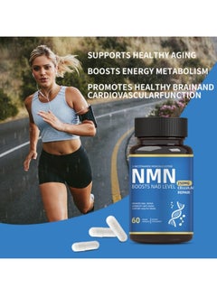 MAAC10 Formulas NMN Supplement Alternative - Liposomal NMNH (Dihydronicotinamide Mononucleotide) - High Purity NAD Supplement for Anti Aging, Energy, Focus - 60 Capsules - 250mg  - Image 2