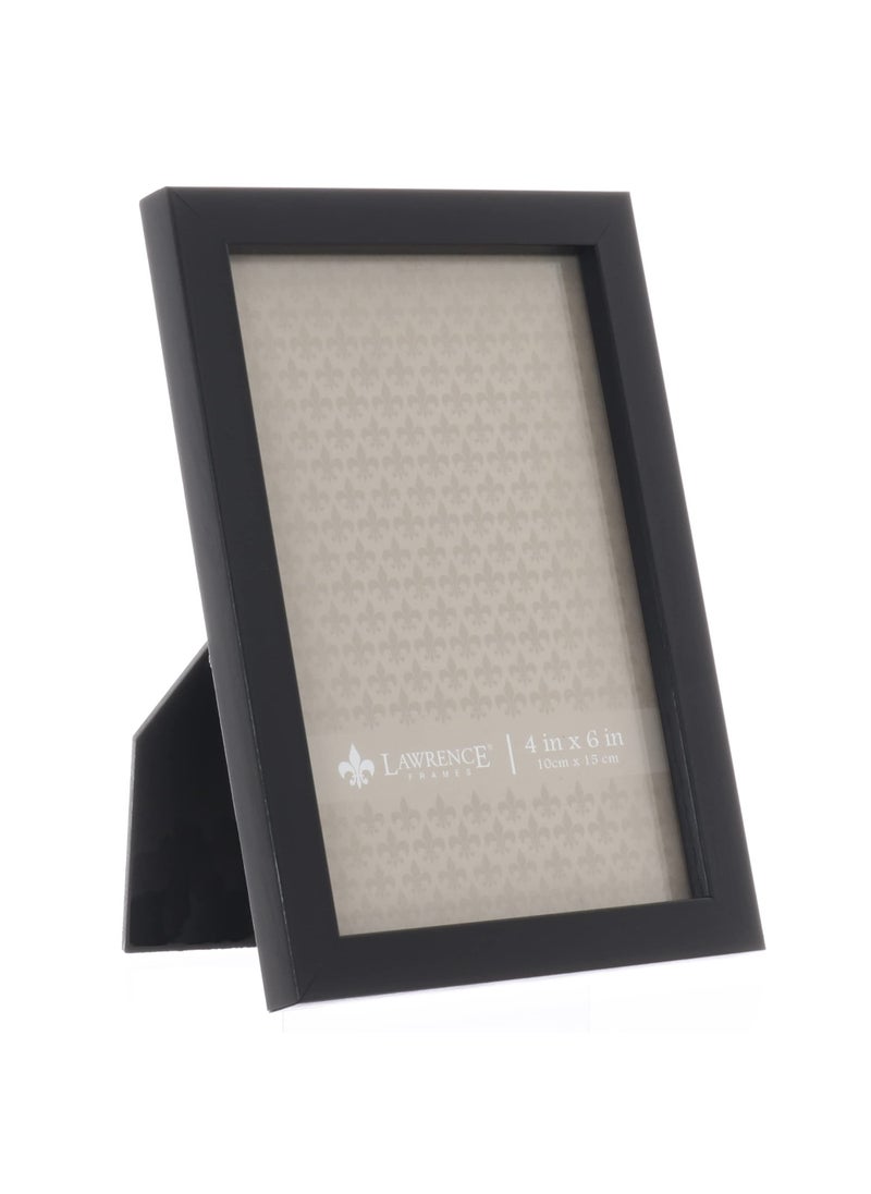 Lawrence Frames Lawrence Frames Chloe Contemporary Picture Frame  4x6  Black  - Image 3