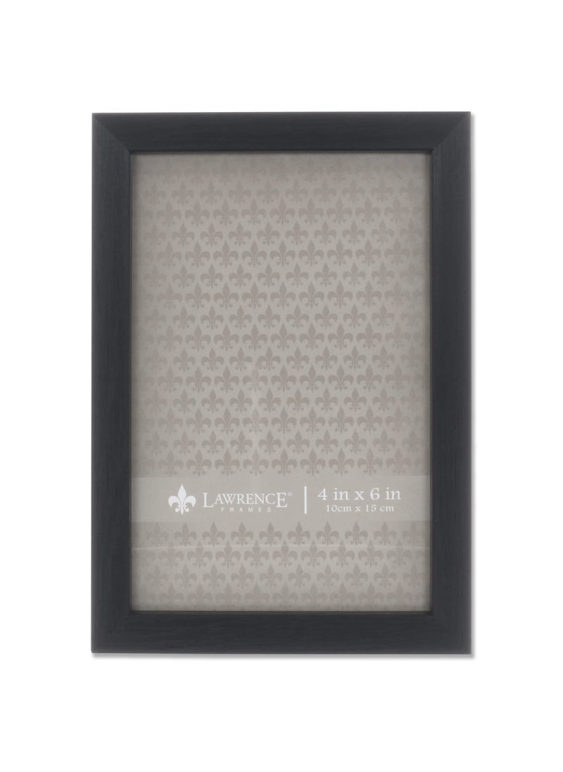 Lawrence Frames Lawrence Frames Chloe Contemporary Picture Frame  4x6  Black  - Image 1