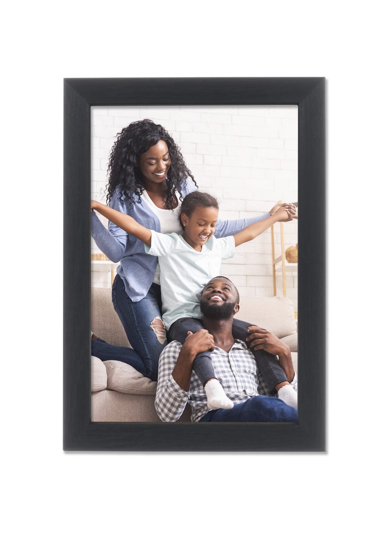 Lawrence Frames Lawrence Frames Chloe Contemporary Picture Frame  4x6  Black  - Image 2