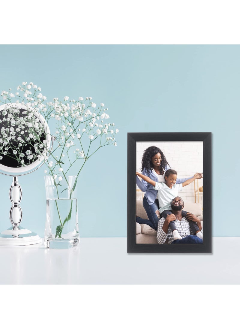Lawrence Frames Lawrence Frames Chloe Contemporary Picture Frame  4x6  Black  - Image 4