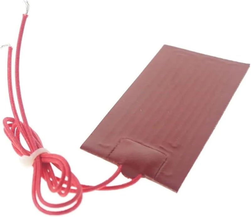 15W 220VAC وسادة تدفئة سيليكون مرنة 30x200 مم لتسخين خزان الزيت والأسلاك الكهربائية - Image 2