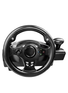 Generic Racing Steering Wheel With Brake Pedal  - Image 1