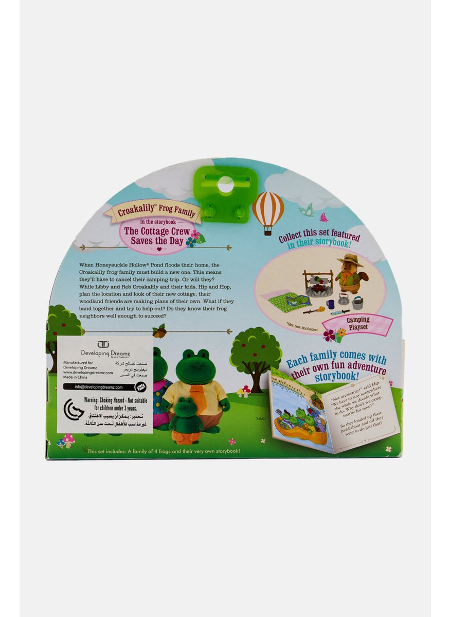 Li'L WOODZEEZ Croakalily Frog Family With Story Book  - Image 3