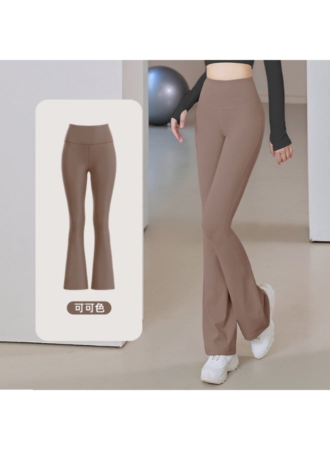 Fitness Leggings Women High Waisted Hip Lifting Exercise Yoga Flared Pants - Image 1