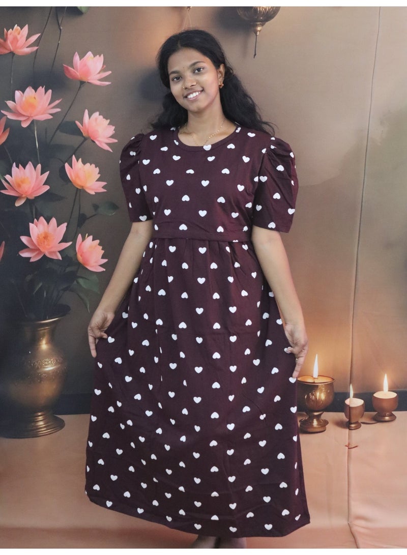 Feeding type Maternity Wear - Half sleeve - Image 1
