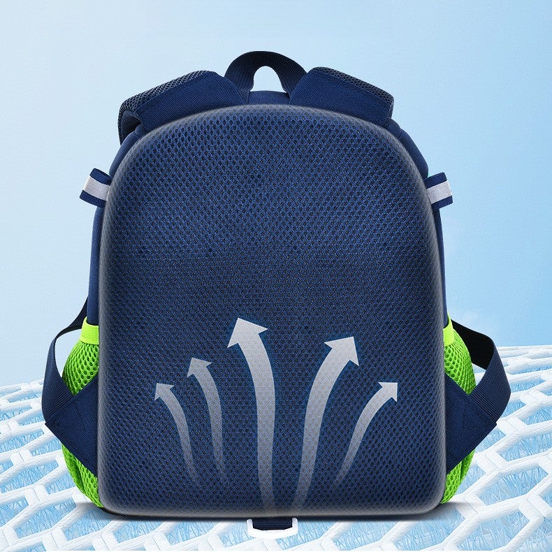 Kids Backpack Dinosaur Design 3-5 Years, School Supplies Large Capacity Waterproof Reflective Wear-Resistant Lightweight Spine-Protective Kindergarten Bag - Image 4