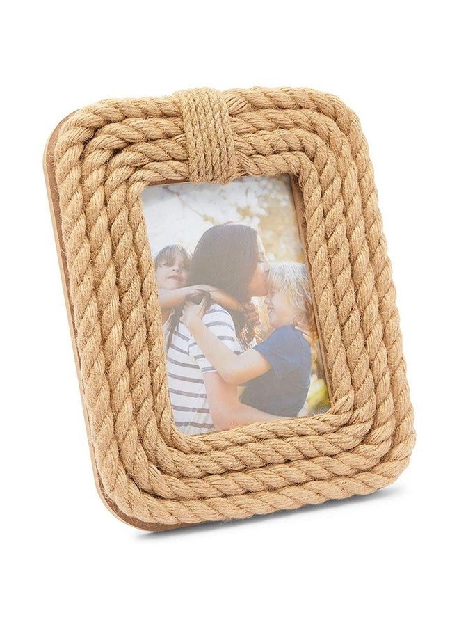 Okuna Outpost Jute Rope Picture Frame for 5x7 Inch Photos, Nautical Home Décor - pzsku/ZFBEE1849FDBFE3E7B8D3Z/45/_/1740982893/9519a373-34c0-44b4-9eed-0ad3a3deeca1