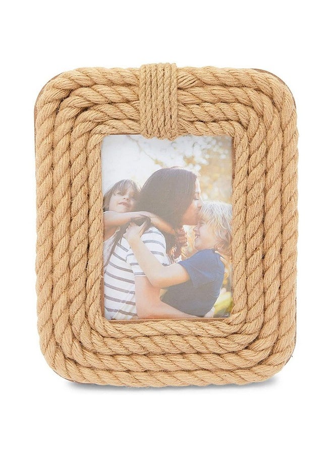 Okuna Outpost Jute Rope Picture Frame for 5x7 Inch Photos, Nautical Home Décor - pzsku/ZFBEE1849FDBFE3E7B8D3Z/45/_/1740982894/1a44ffc3-cf80-4320-9d1f-e68d7a395857