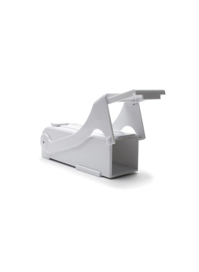 KitchenArt Buttermate Butter Cutter Slicer, Measuring Dispenser and Keeper, 1 Stick Capacity, White - Image 4