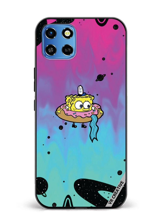 VR CREATIVE Protective Case Cover For Infinix Smart 6 HD Spongebob Design Multicolour - Image 1
