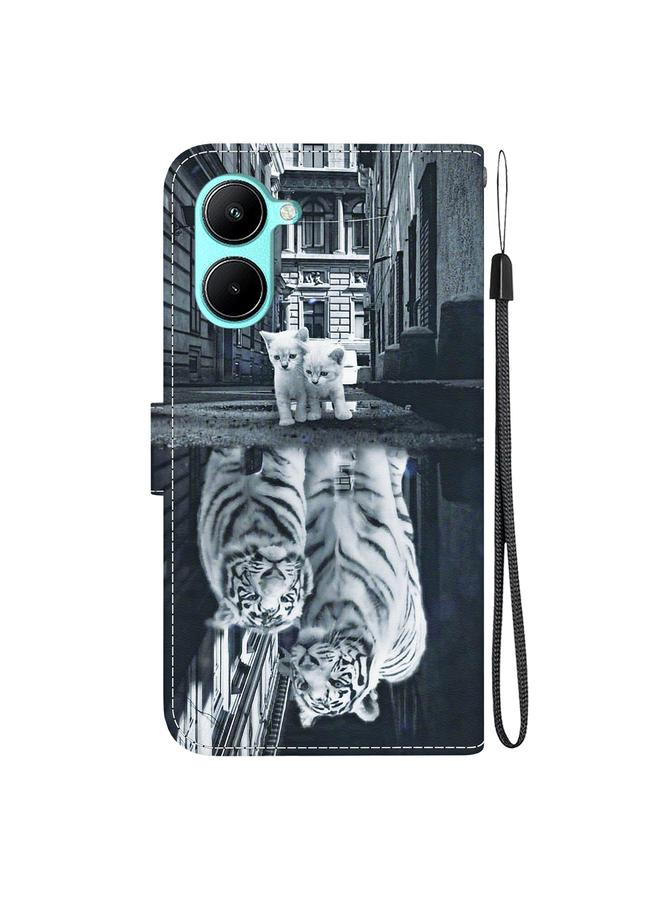 S-TOP Case For Realme C33 Crystal Texture Colored Drawing Leather Phone Case - Image 3