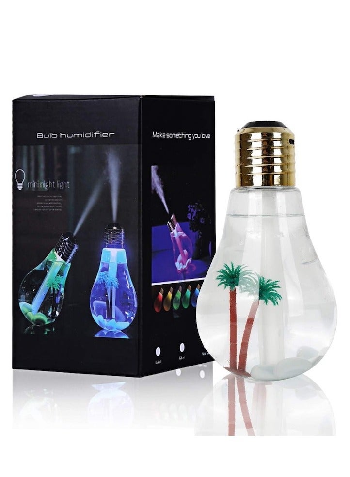 LED Bulb Humidifier – Aromatherapy Diffuser with Colorful Light - Image 3
