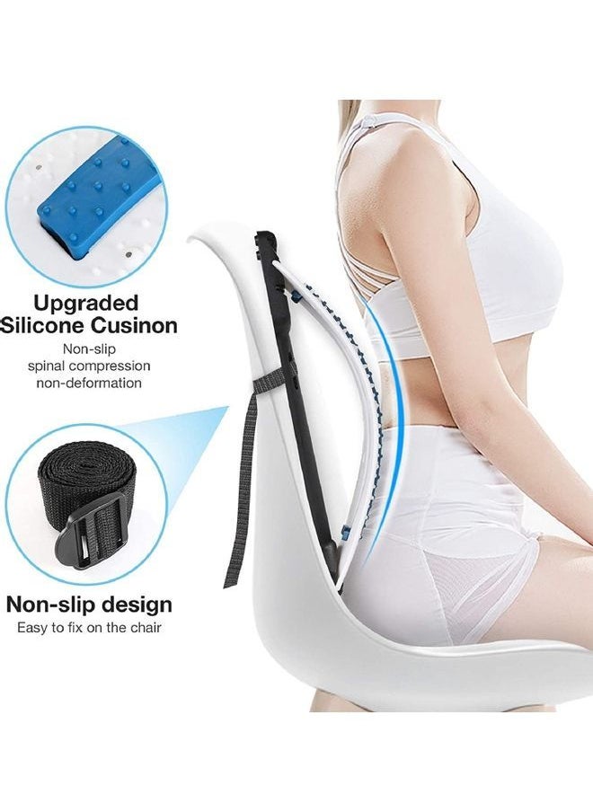 NIBEMINENT Adjustable Back Stretcher Device With Magnetic Points  - Image 4