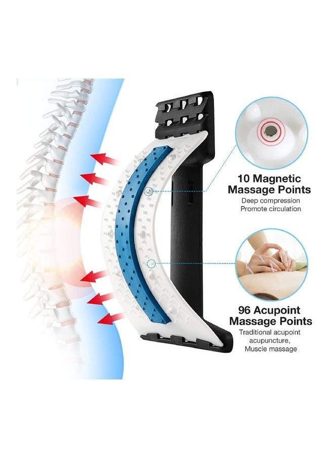 NIBEMINENT Adjustable Back Stretcher Device With Magnetic Points  - Image 2