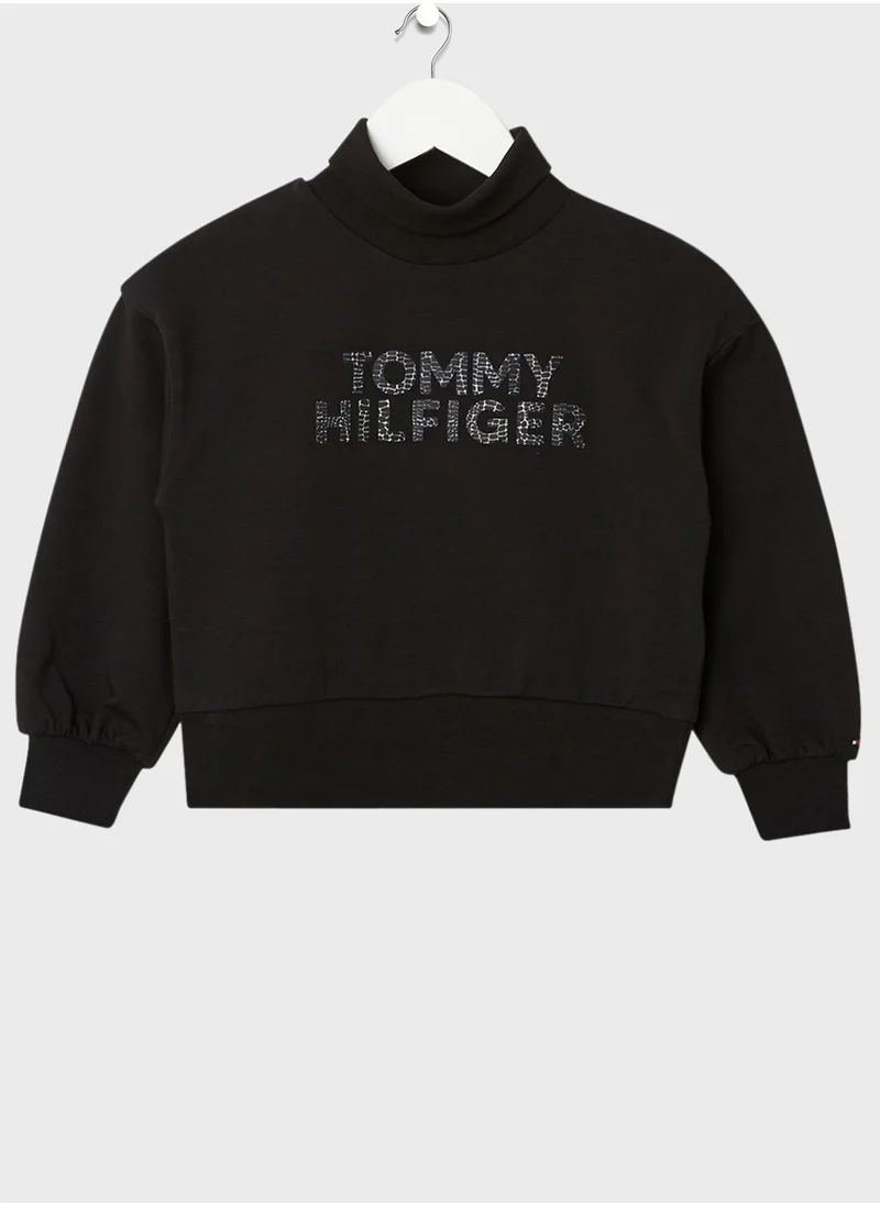 TOMMY HILFIGER Kids Essential Roll Neck Sweatshirt