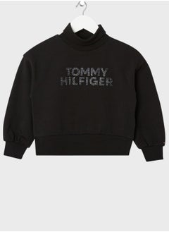 Kids Essential Roll Neck Sweatshirt