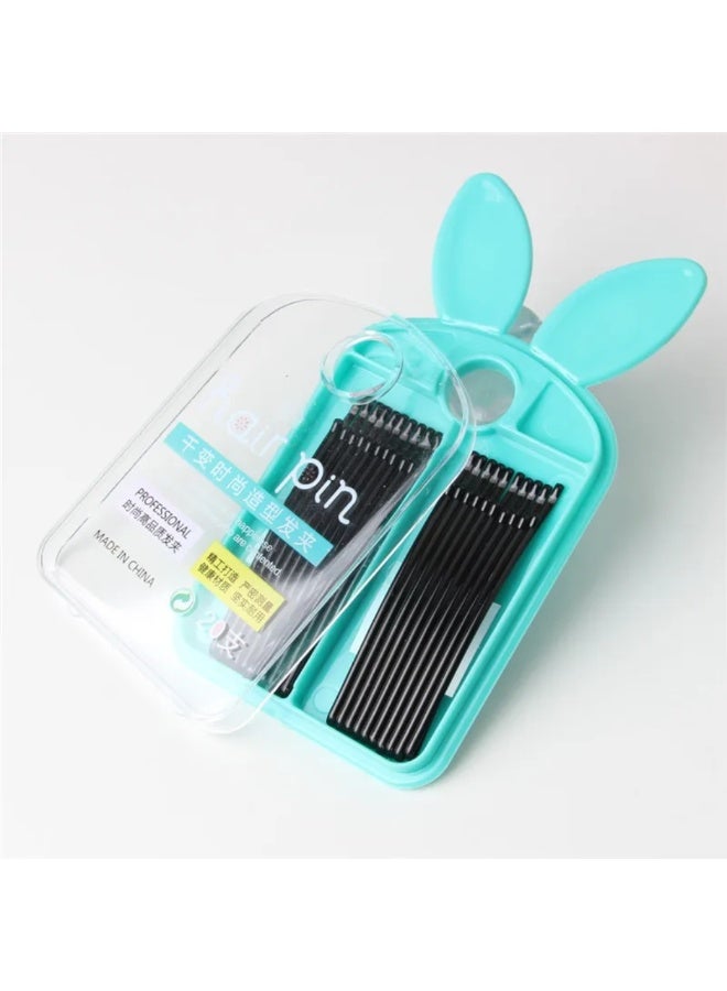 ​Hair Bobby Pins Set in Bunny Case - Image 2