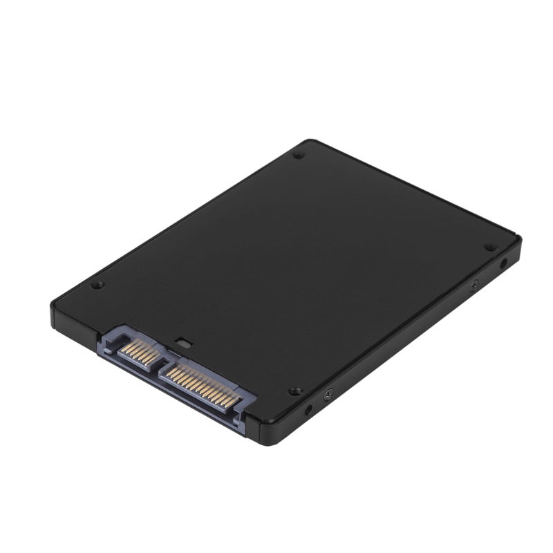 Metal mSATA to 2.5-Inch SATA III Adapter with Aluminum Enclosure Case - High Gloss Sand Blasting Durable Converter for Windows Linux OS - Image 1
