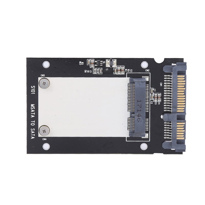 Metal mSATA to 2.5-Inch SATA III Adapter with Aluminum Enclosure Case - High Gloss Sand Blasting Durable Converter for Windows Linux OS - Image 5