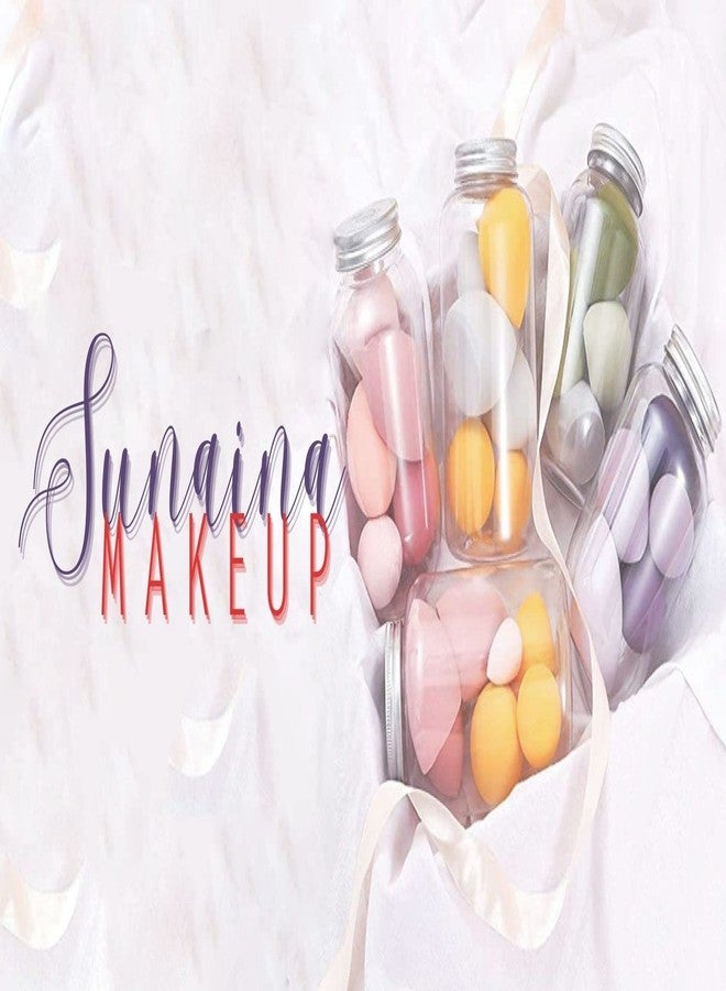 Sunaina Makeup Sponge Set Beauty Blender with Egg Case, Soft Sponge For Foundation, Powder, Blusher, Liquid Latex Free Wet and Dry Makeup Face (4 Big+2 Mini=6 Pcs set) (Colour May Vary) With Dabba/Jar - Image 3
