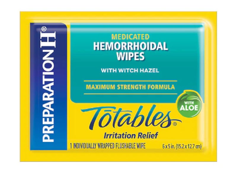 Preparation H Totables Irritation Relief Wipes 10 Each (Pack of 3) - Image 3