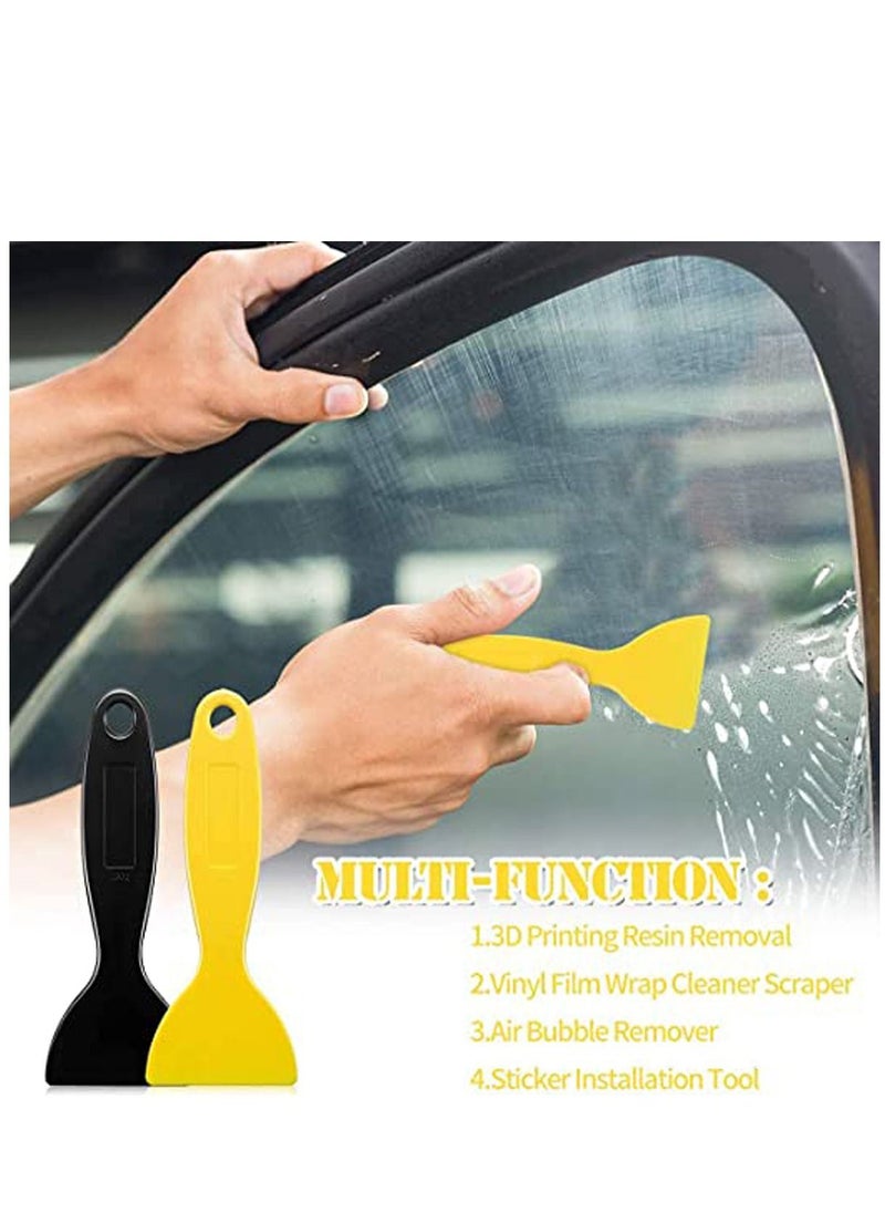 Y&D Plastic Putty Knife Spatula, Resin Removal Vinyl Film Wrap Cleaner Scraper Air Bubble Remover Sticker Installation Tool, Reusable  - Image 4