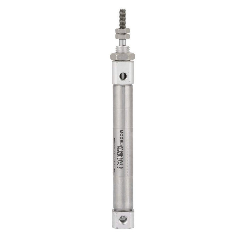 Double Acting Mini Air Cylinder 10mm Diameter 45mm Stroke CDJ2B10 45B for Automation - Image 1