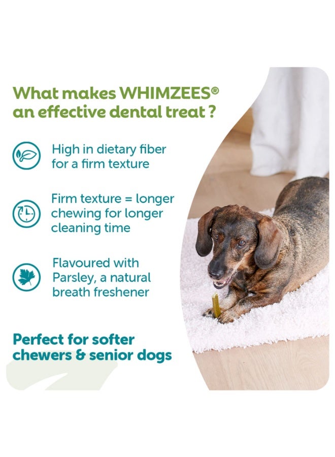 Whimzees Soft Daily Dental Dog Treats Value Bag – X Small (56 pcs) - Image 3