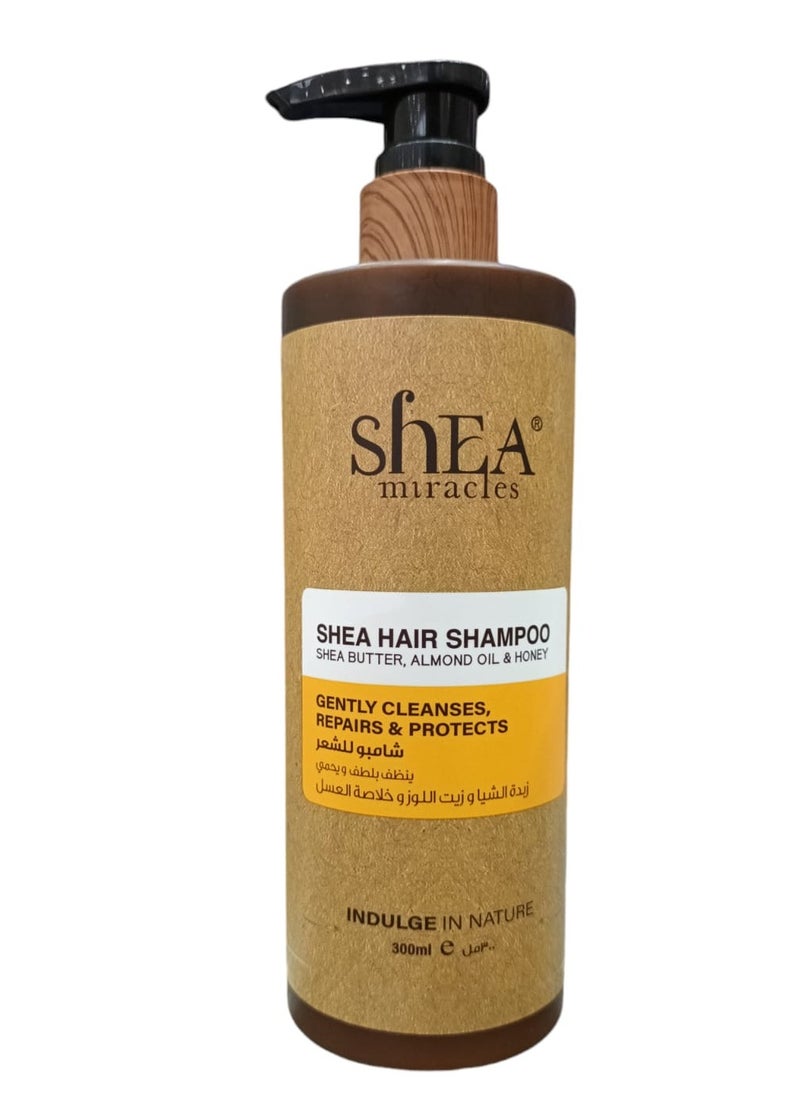 Shampoo 300 ml for Hair With Shea Butter  Almond Oil and Honey Extract  Suitable for Damaged and Very Dry Hair. - pzsku/ZFBEEEB08A53FD5399FE8Z/45/_/1726147237/ec0f9a7b-bf47-4d2e-bd79-99ed4625bc96