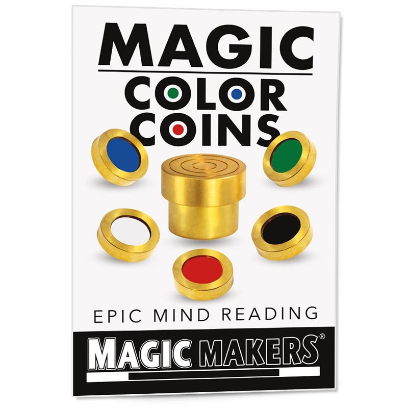 Magic Makers Magic Color Coins - Amazing Mind Reading Trick - Image 1