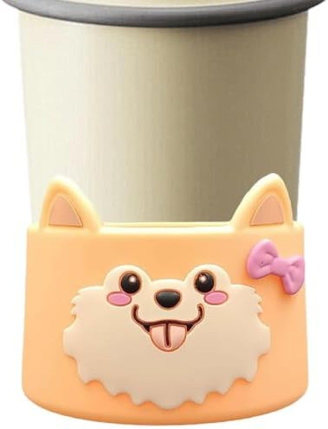 Silicone Coffee Cup Sleeve | Cute Animal Design | Bottle Protector for Tea, Hot Drinks, Cold Drinks, Travel, Home & Christmas - Image 3