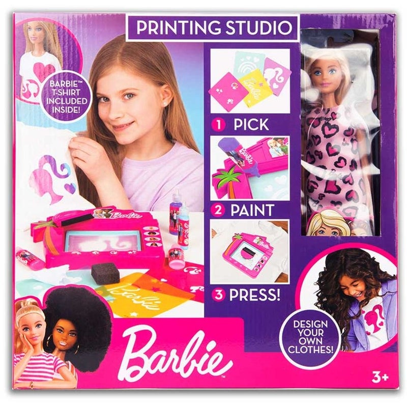 Barbie Printing Studio Including Barbie Doll with Accessories - BRB-4350-1-FK-FO - Image 2