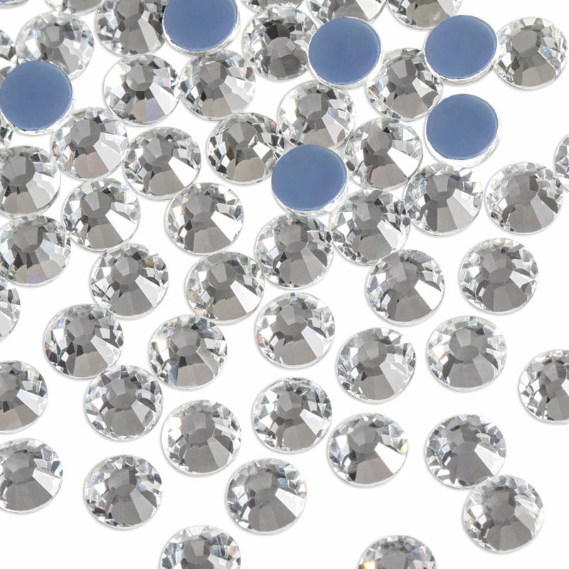 Beadsland Hotfix Rhinestones, 1440pcs Flatback Crystal Rhinestones for Crafts Clothes DIY Decoration, Crystal, SS20, 4.6-4.8mm - Image 2