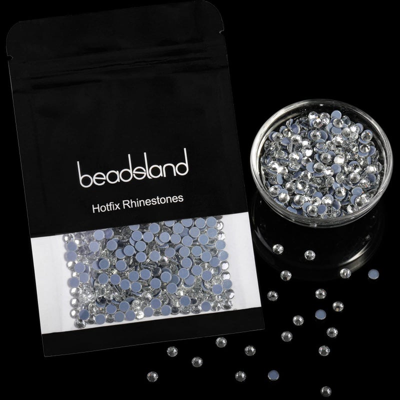 Beadsland Hotfix Rhinestones, 1440pcs Flatback Crystal Rhinestones for Crafts Clothes DIY Decoration, Crystal, SS20, 4.6-4.8mm - Image 5