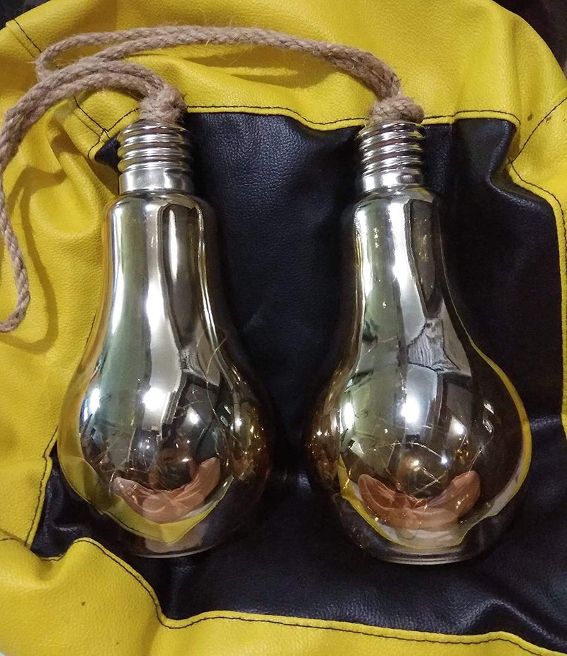 Prisma Collections Prisma Collections Bulb Bottles with Thread Light for Home BedroomIndoor Outdoor Set of 2  - Image 5