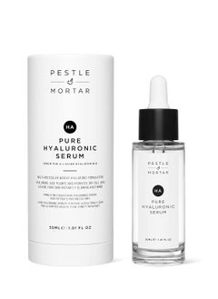 Pestle & Mortar Pestle & Mortar 2% Pure Hyaluronic Acid Serum for Face, with Vitamin B5, Anti-Ageing, Hydrating Facial Moisturizer – Deep Hydration and Fragrance Free 30ml/1 oz 